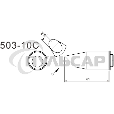 Жало для паяльника Quick Quick 503-10C