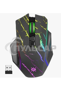 Мышь беспроводная Defender Uran GM-503 черный, 3200 dpi, радиоканал, USB, кнопки - 8