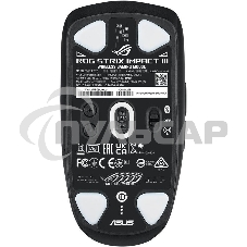 Мышь беспроводная ASUS ROG Strix Impact III Wireless черный, 36000 dpi, радиоканал, Bluetooth, USB, кнопки - 6