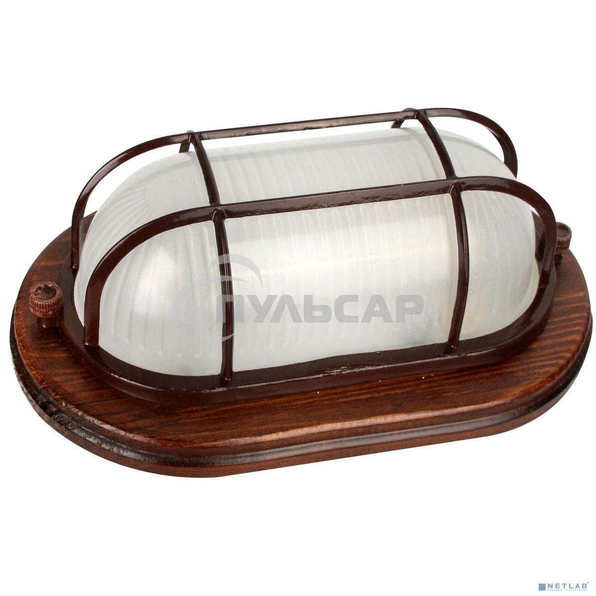 Светильник овал Camelion 1401D Цвет ОРЕХ до 120 оС (НБП 04-60-0022 УХЛ4, 