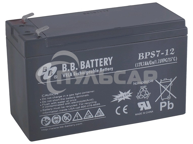 Батарея B.B.Battery BPS 7-12 (12V 7Ah)