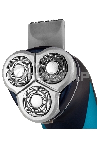 Электробритва роторная Starwind SSH 1525 реж.эл.:3 питан.:аккум. голубой/черный