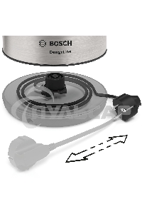 Чайник электрический Bosch TWK3P420 1.7л. 2400Вт черный (корпус: нержавеющая сталь)