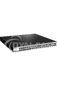 Настраиваемый коммутатор D-Link DGS-1210-52MPP/E2A PROJ WebSmart с 48 портами 10/100/1000Base-T и 4 портами 1000Base-X SFP (порты 1-48 с поддержкой PoE 802.3af/802.3at (30 Вт), PoE-бюджет 740 Вт)
