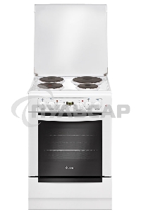 Плита электрическая Gefest 6140-03 белый, конфорок 4 электрических, духовка 55 л, 60 см x 85 см x 60 см