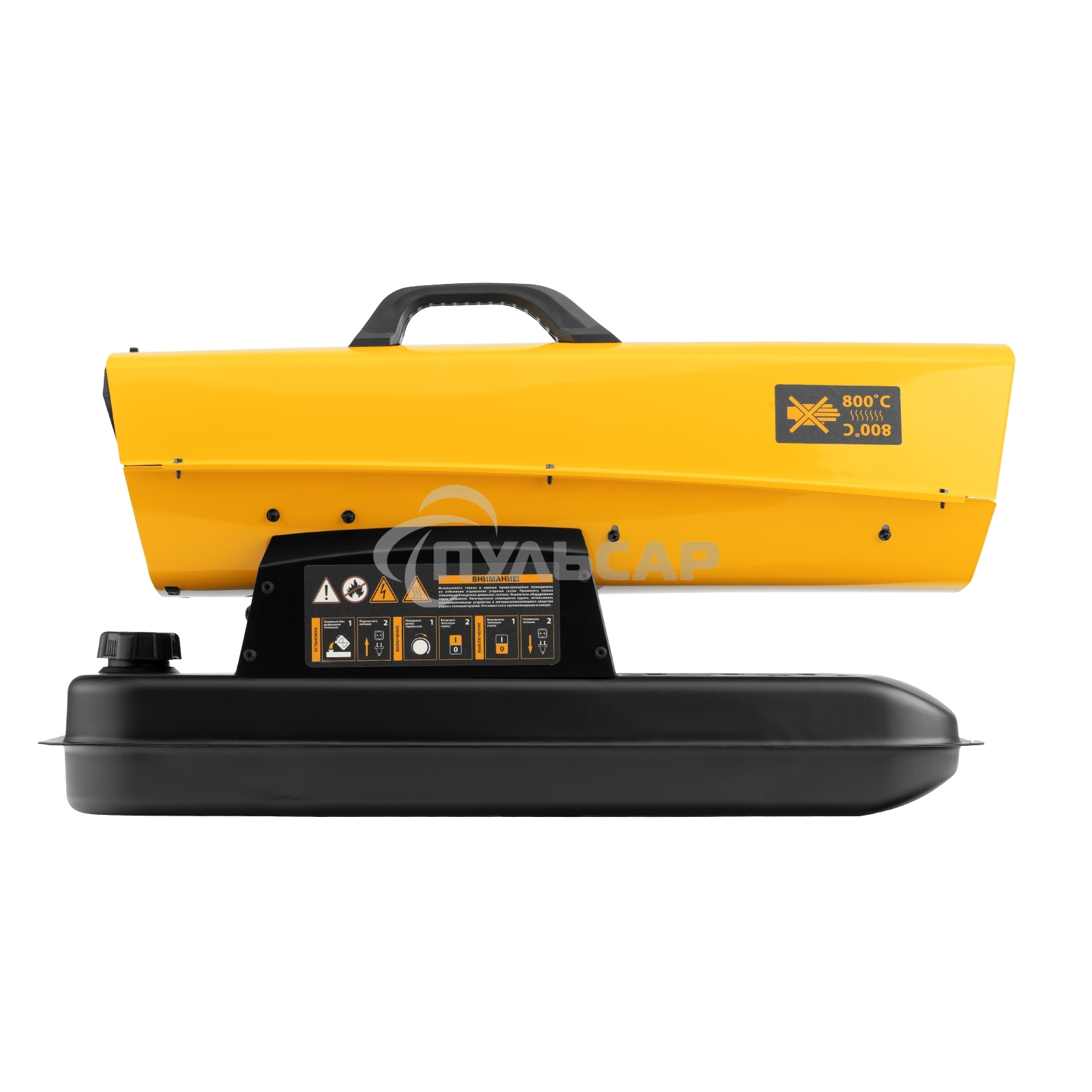 Дизельная тепловая пушка Denzel DHG-25i, 25 кВт, 600 м3/ч, прямой нагрев, термостат