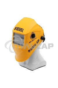 Щиток защитный лицевой (маска сварщика) F6, см. окно 93х43, Real Color, DIN 5-8/9-13 Denzel
