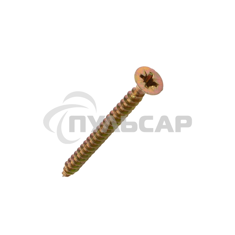 Саморез универсальный KRANZ 4х50, желтый цинк, упаковка поставщика ( 6 000 шт. )