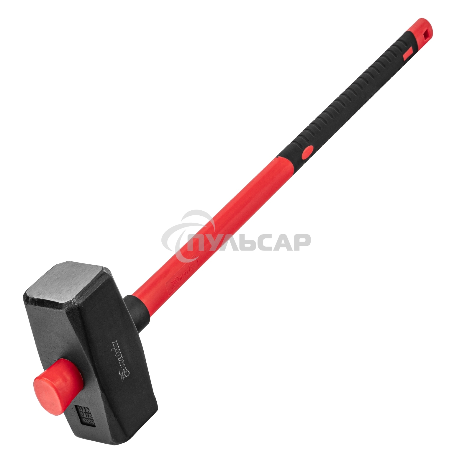 Кувалда Matrix 10000 г, фибергласовая обрезиненная рукоятка