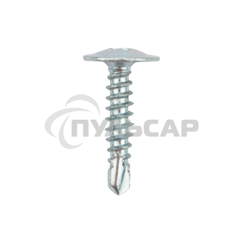 Саморез с прессшайбой KRANZ ПШС сверло 4,2х19мм, пакет (1000 шт/уп)