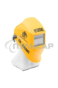 Щиток защитный лицевой (маска сварщика) F6, см. окно 93х43, Real Color, DIN 5-8/9-13 Denzel