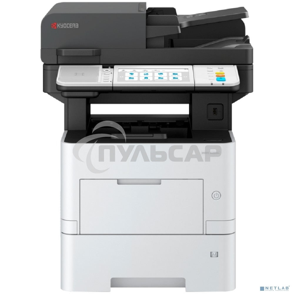 МФУ лазерное Kyocera ECOSYS MA4500ix (110C113NL0), A4, ч/б, печ. до 45 стр/мин., скан. до 60 стр/мин. (ч/б) 40 стр/мин. цвет, 1200 x 1200 dpi (печать) 600x600dpi (скан.), USB, RJ-45, Air Print, Mopria