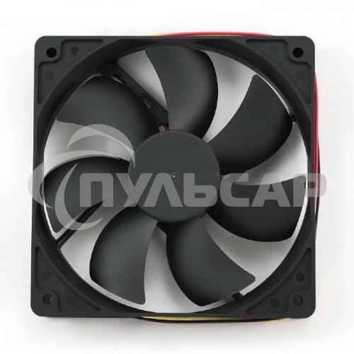 Вентилятор для корпуса Gembird FANCASE3/BALL черный, 120 мм, 2000 об/мин, 38 дБ, 3 pin