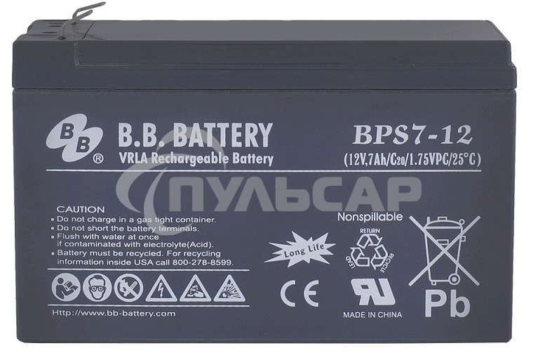 Батарея B.B.Battery BPS 7-12 (12V 7Ah)