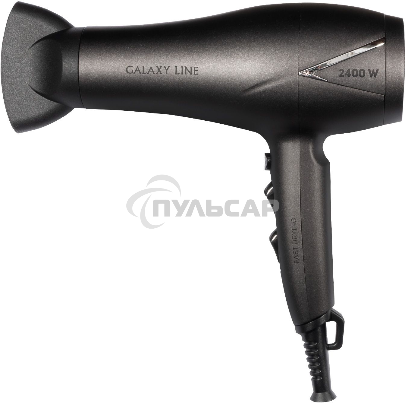 Фен для волос Galaxy Line GL 4341, коричневый, 2400 Вт, 2 скорости потока воздуха, 3 температурных режима, функция 