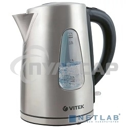 Чайник электрический Vitek VT-7007 ST (нержавеющая сталь, 1,7 л, 2200 Вт)