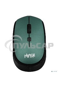 Мышь беспроводная HIPER HOMW-084 зеленый, 1600 dpi, радиоканал, USB, кнопки - 4