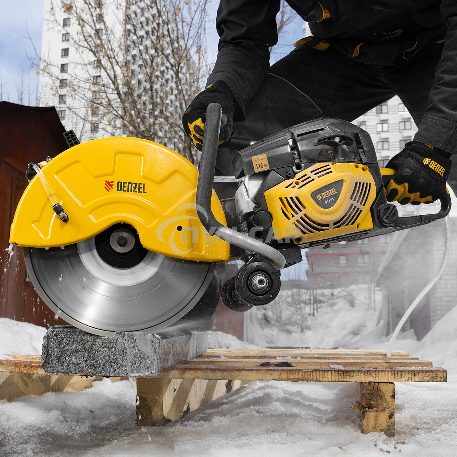 Бензорез МС-6535, 65 см3, диаметр диска 350 мм DENZEL