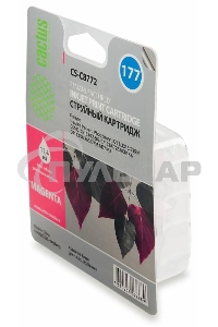 Картридж струйный Cactus CS-C8772 №177 пурпурный (11,4 ml) для HP PS 3213/3313/8253/C5183/C6183/C6283/C7183/C7283/C8183/D7163/D7263/D7363/D7463