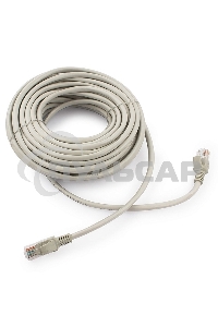 Патч-корд UTP Cablexpert кат.5e, 15м, литой, многожильный (серый)
