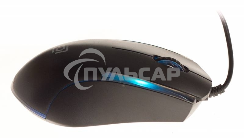 Мышь проводная Oklick 245M черный, 1000 dpi, USB, кнопки - 3