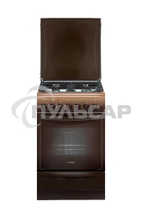 Плита комбинированная Gefest ПГЭ 5102-02 0001 коричневый, конфорок 4 газовых, духовка 55 л, 50 см x 85 см x 58.5 см