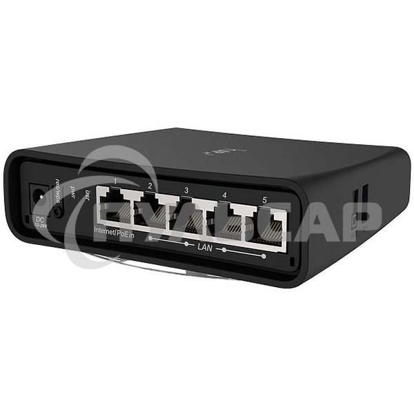 Маршрутизатор 10/100/1000M 5PORT RBD52G-5HACD2HND-TC MIKROTIK