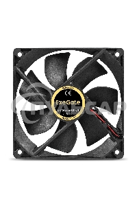 Вентилятор для корпуса ExeGate EX12025B2P-24 черный, 120 мм, 2150 об/мин, 35.3 дБ, 2 pin