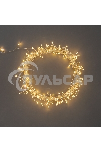 Гирлянда Neon-night роса Фейерверк с контроллером 20м, 500LED, цвет свечения теплый белый, на катушке