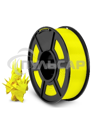 Филамент NVPRINT PLA+ Yellow для 3D печати диаметр 1.75мм длина 330 метров масса 1 кг
