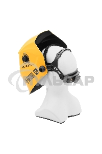 Щиток защитный лицевой (маска сварщика) F6, см. окно 93х43, Real Color, DIN 5-8/9-13 Denzel