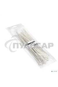 Стяжка (хомут) нейлоновая ExeGate CV66-400x4.8W (нейлон 6.6, 400x4.8мм, неоткрывающаяся, halogen free, -40°C - +85°C, белая, 100 шт)