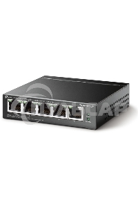Коммутатор 5-Port 10/100Mbps Unmanaged Switch with 4-Port PoE, meta case, desktop mount, PoE budget 41W.