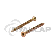 Саморез универсальный KRANZ 4х50, желтый цинк, упаковка поставщика ( 6 000 шт. )