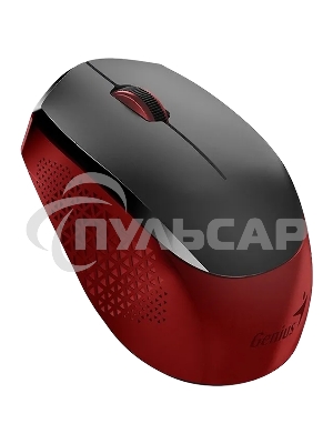 Мышь беспроводная Genius NX-8000S черный/красный, 1200 dpi, радиоканал, USB, кнопки - 3