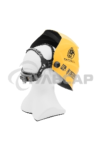 Щиток защитный лицевой (маска сварщика) F6, см. окно 93х43, Real Color, DIN 5-8/9-13 Denzel