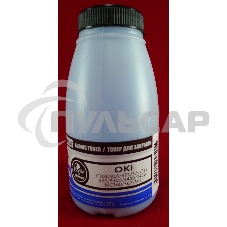 Тонер OKI C301/C321/C310/C330/C331/C510/C511/C530/C531/C3300/C3400/C3450/C3520/C3530/C3600/C5600/C5700/MC350/MC351/MC352/MC360/MC361/MC362/MC561/MC562 Cyan (фл., 50г) B&W Premium (Tomoegawa) - фас.России