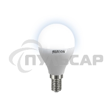 Лампа светодиодная LED Gauss 6Вт E14 220В 4100К Elementary шар 53126
