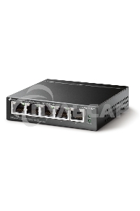 Коммутатор TP-Link 5-Port Gigabit Unmanaged Switch with 4-Port PoE+, metal case, desktop mount, PoE budget 40W.