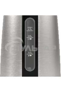 Чайник электрический Bosch TWK3P420 1.7л. 2400Вт черный (корпус: нержавеющая сталь)