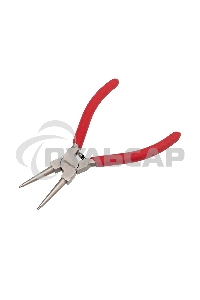 Щипцы для стопорных колец Rexant загнутый сжим 160 мм, обливные рукоятки