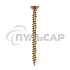 Саморез универсальный KRANZ 4х50, желтый цинк, упаковка поставщика ( 6 000 шт. )