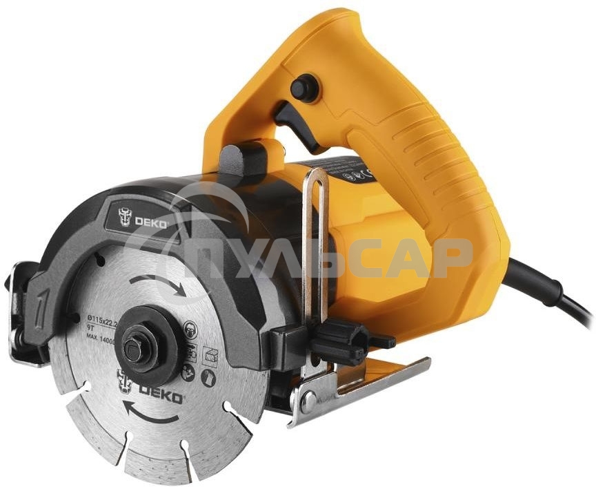 Циркулярная пила (дисковая) Deko DKCS1400 1400Вт (ручная)