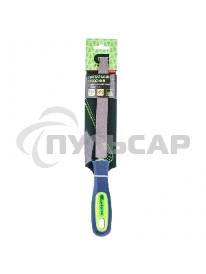 Напильник СИБРТЕХ, 150 мм плоский, двухкомпонентная рукоятка, №2 16224