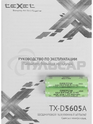 Телефон беспроводной TEXET TX-D5605A черный