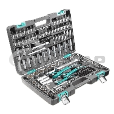 Набор инструментов STELS 141141/4'' 3/8'' 1/2'' cr-v s2 усиленный кейс 151предм.