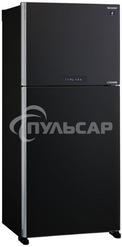 Холодильник Sharp SJ-XG55PMBK черный двухкамерный 394/162 л морозилка сверху