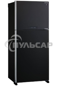 Холодильник Sharp SJ-XG55PMBK черный двухкамерный 394/162 л морозилка сверху