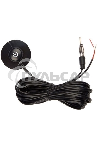 Антенна автомобильная Ural МАГНИТ активная радио каб.:5м черный