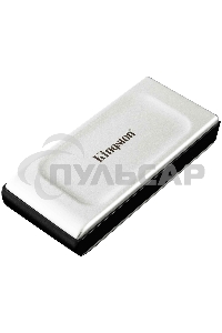 Внешний SSD Kingston SXS2000, 1TB, USB 3.2 Gen 2x2 Type-C, R/W 2000/2000, серебристый